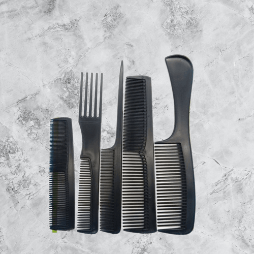 Professional Comb Set - 5 Pcs - Pinoyhyper