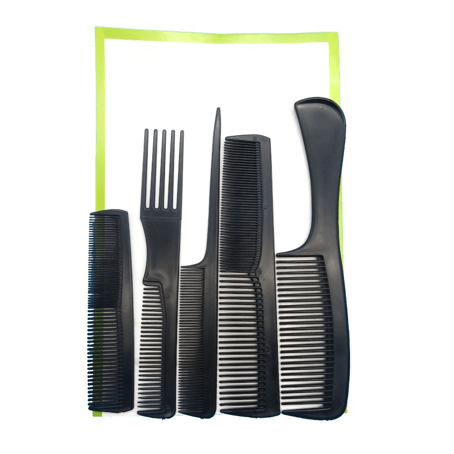 Professional Comb Set - 5 Pcs - Pinoyhyper
