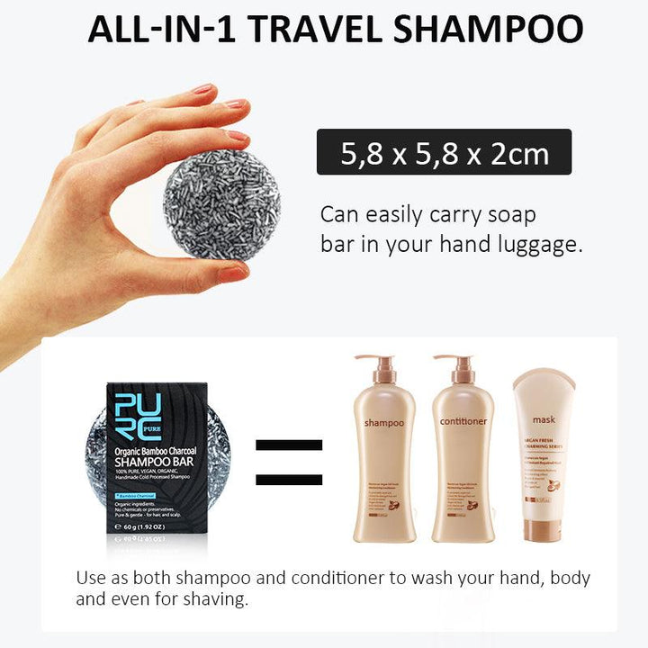 Pure Hair Darkening Shampoo Soap Bar - 60g - Pinoyhyper