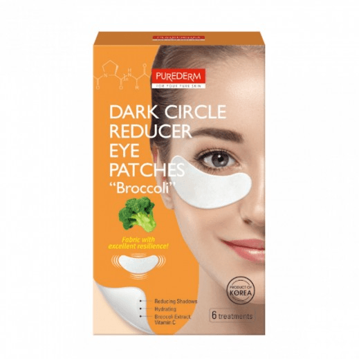Purederm Dark Circle Reducer Eye Patches (Broccoli) - 6 Strips - Pinoyhyper