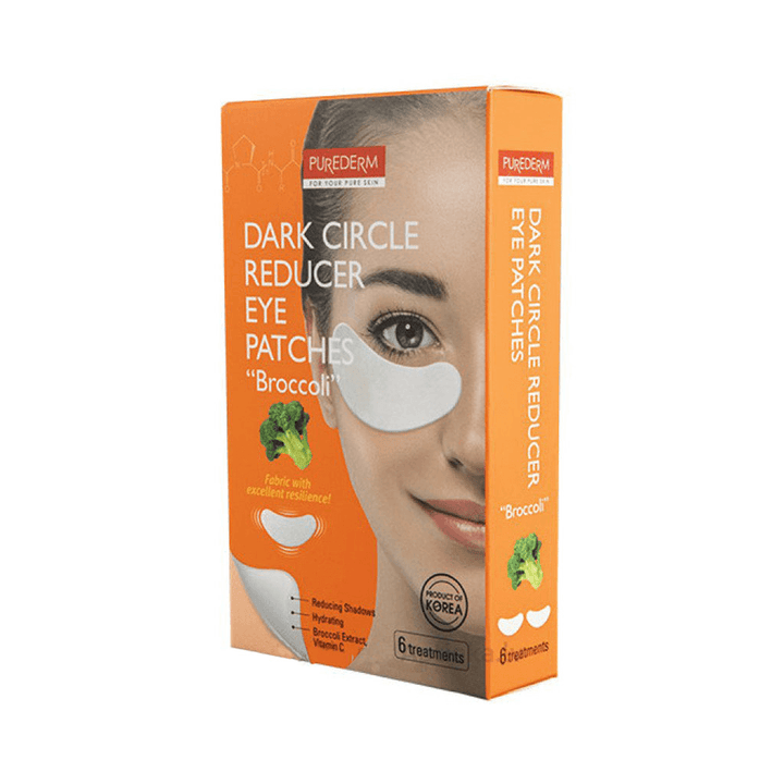 Purederm Dark Circle Reducer Eye Patches (Broccoli) - 6 Strips - Pinoyhyper