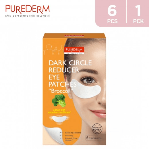 Purederm Dark Circle Reducer Eye Patches (Broccoli) - 6 Strips - Pinoyhyper