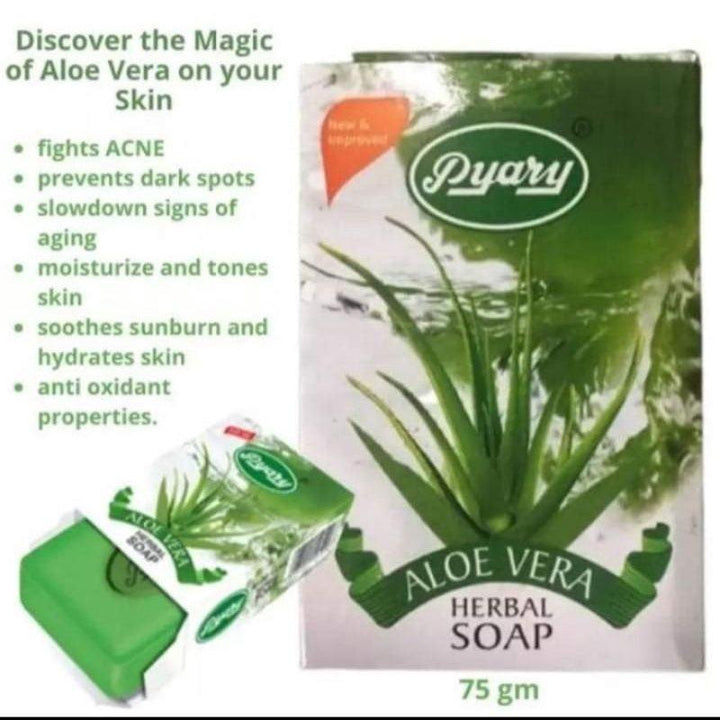 Pyary Aloe Vera Herbal Soap - 75g - Pinoyhyper