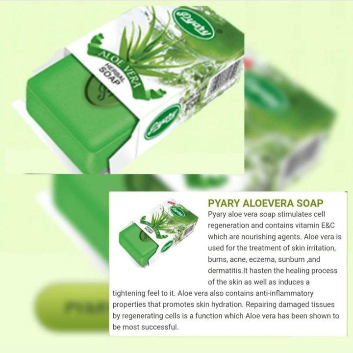 Pyary Aloe Vera Herbal Soap - 75g - Pinoyhyper