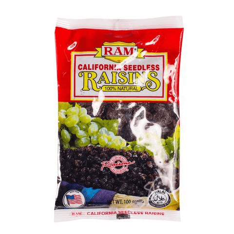 Ram California Seedless Raisin - 100g – Pinoyhyper