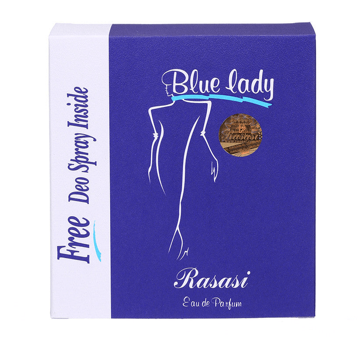 Rasasi Blue Lady Perfume With Free Deo - 40ml - Pinoyhyper