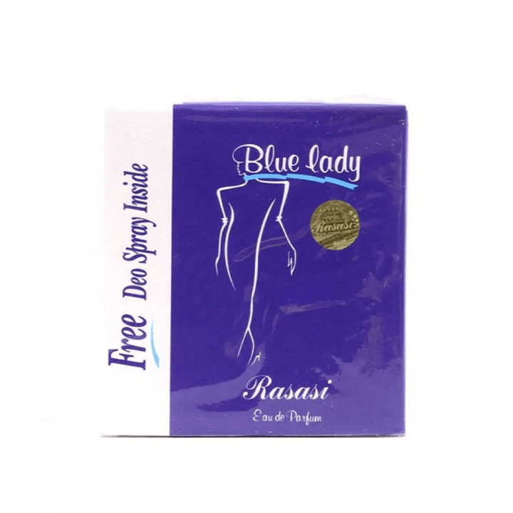 Rasasi Blue Lady Perfume With Free Deo - 40ml - Pinoyhyper