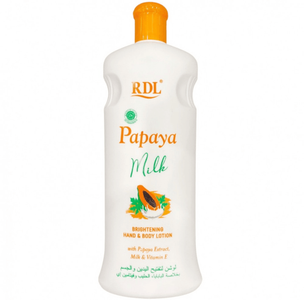 RDL Papaya Milk Brightening Hand & Body Lotion (White) - 600ml - Pinoyhyper