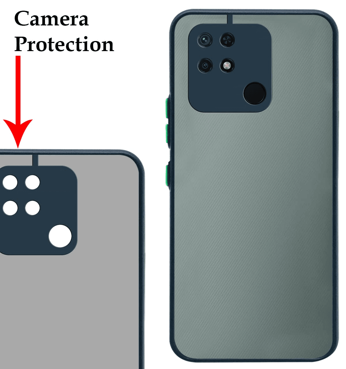 Redmi 10C Fashion Smoke Case - Pinoyhyper