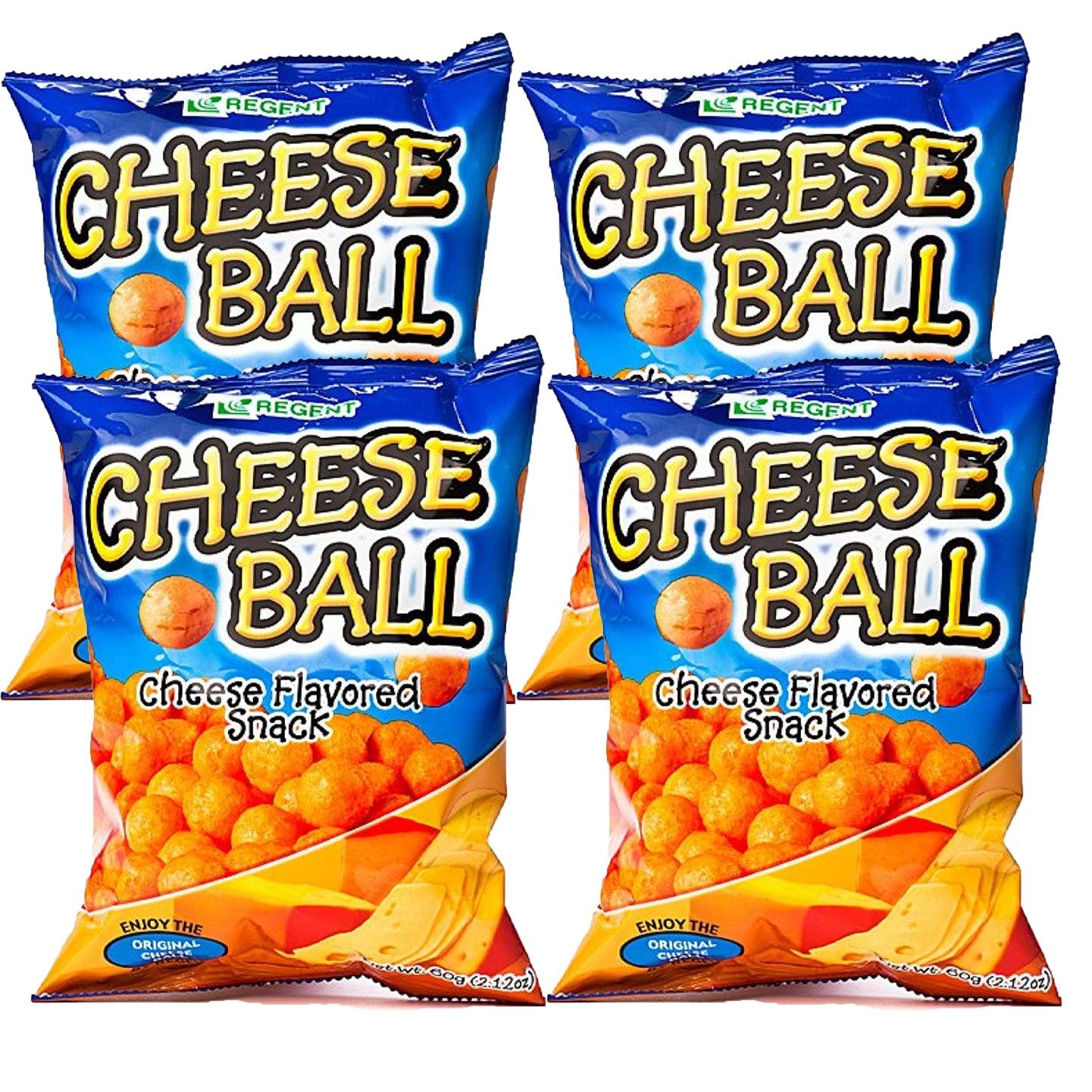 Regent Cheese Ball Chips 4pcs × 60g Combo Offer Pinoyhyper