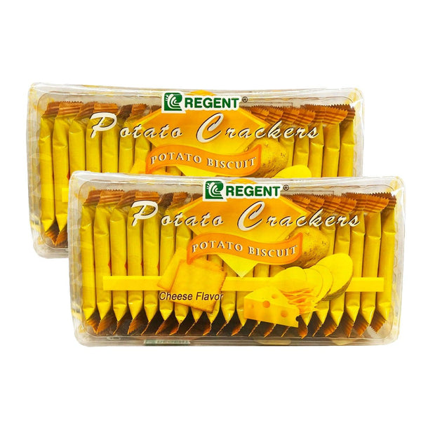 Regent Potato Crackers Biscuits Cheese Flavor - 200g (1+1) Offer - Pinoyhyper