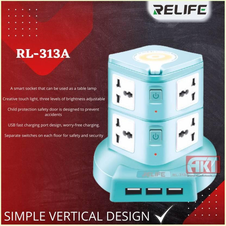 Relife Smart Socket Power cable with Socket - Pinoyhyper
