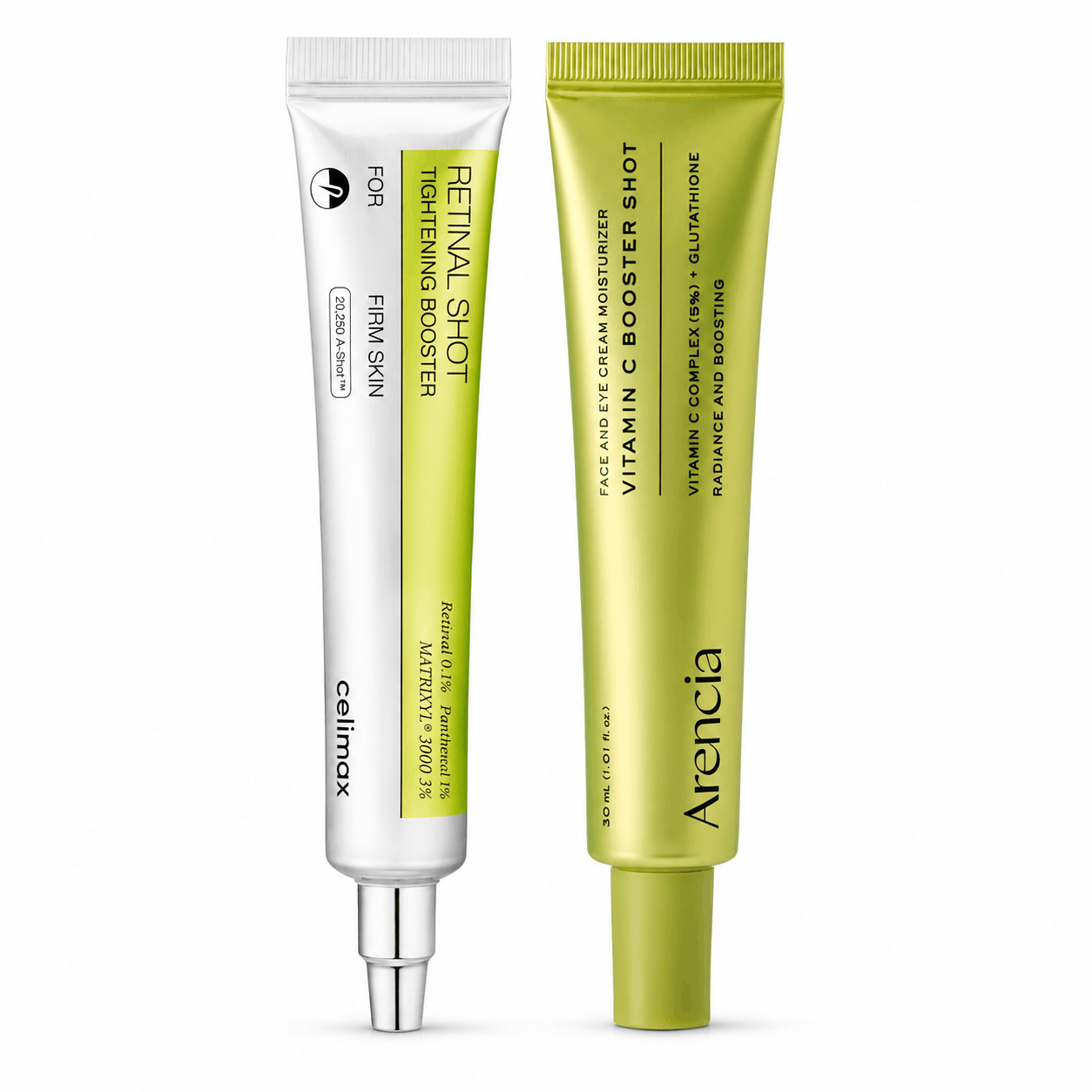 Celimax Retinal Shot + Arencia Vitamin C Booster Combo