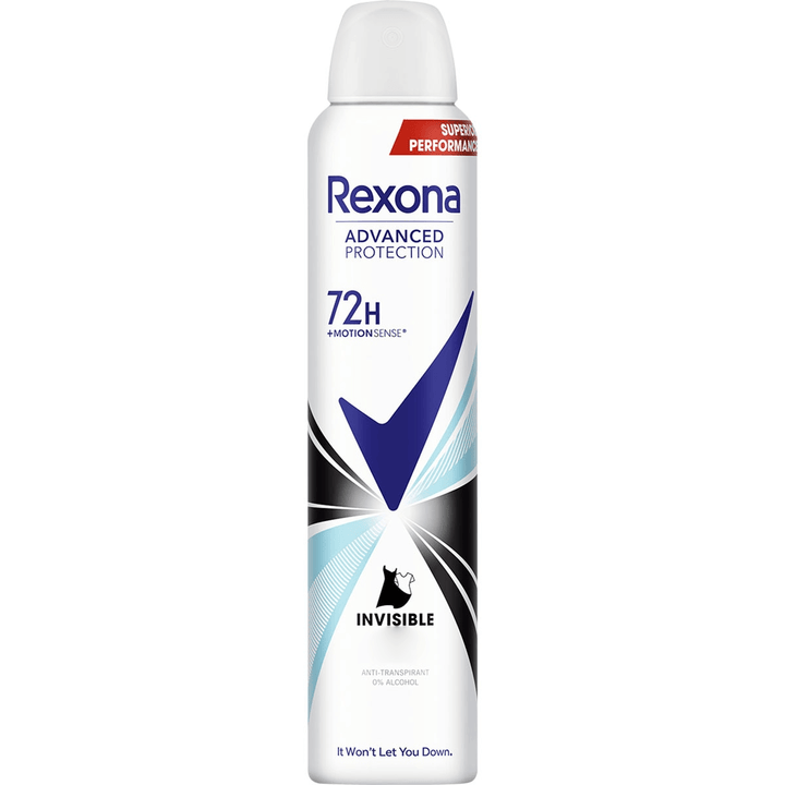 Rexona Invisible Deodorant 72H - 200ml - Pinoyhyper