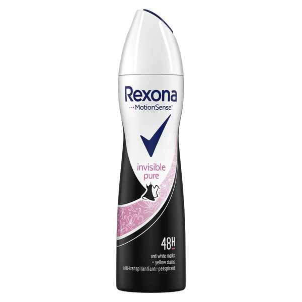 Rexona MotionSense Invisible Pure 48H Deodorant Spray - 200ml - Pinoyhyper