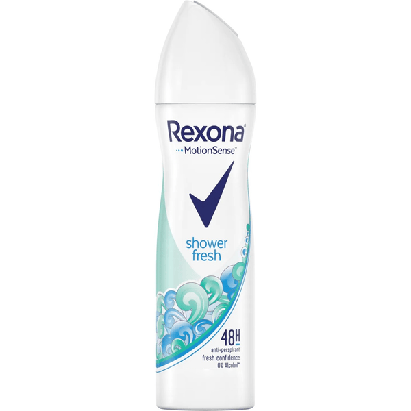 Rexona MotionSense Shower Fresh 48H Deodorant Spray - 200ml - Pinoyhyper