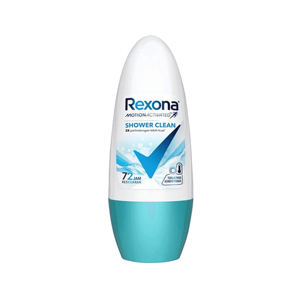 Rexona Women Roll On Deodorant (Shower Clean) 50ml - Pinoyhyper