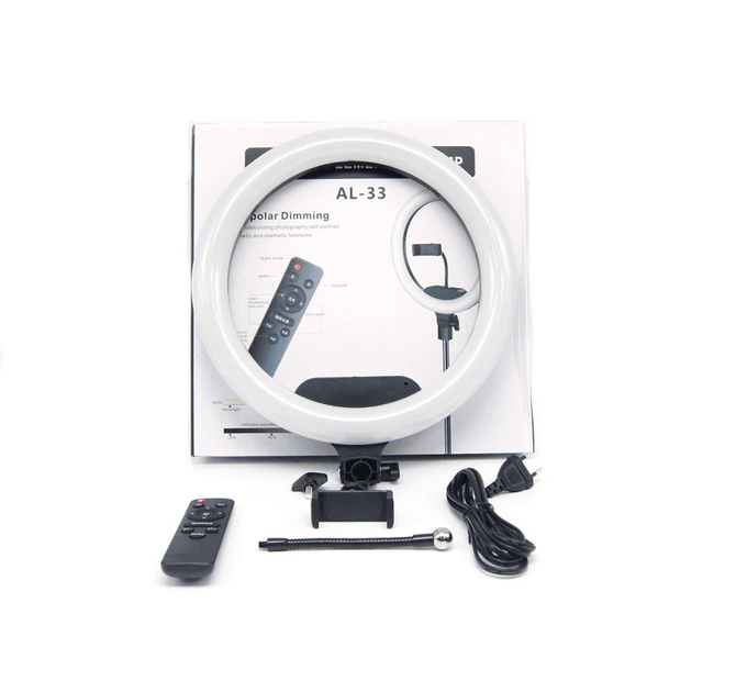Ring Light Supplementary Lamp With Remote Control AL-33 - Pinoyhyper