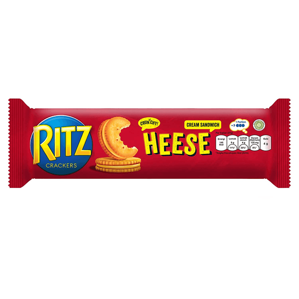 Ritz Cheese Cream Sandwich Cracker Biscuit - 118g - Pinoyhyper
