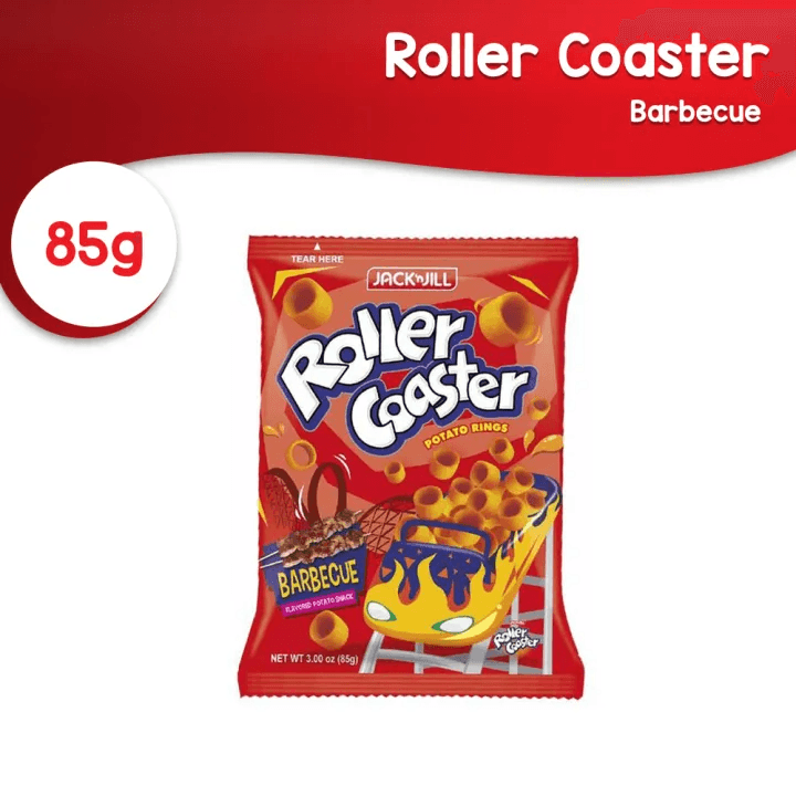 Roller Coaster Potato Rings Barbecue 85g - Jack n Jill - Pinoyhyper