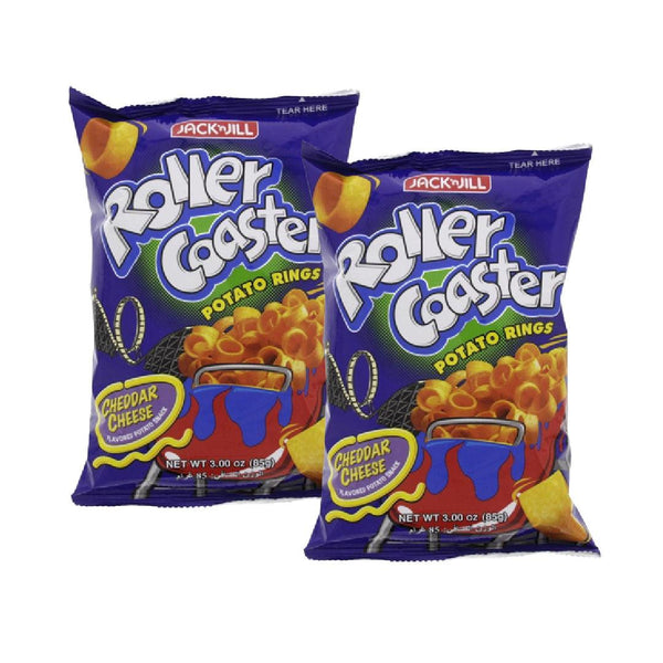 Roller Coaster Potato Rings Cheddar 85g - Jack n Jill 2 Pcs (Offer) - Pinoyhyper