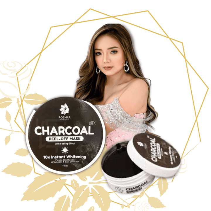 Rosmar Charcoal Peel Off Mask With Cooling Effect - 100g - Pinoyhyper