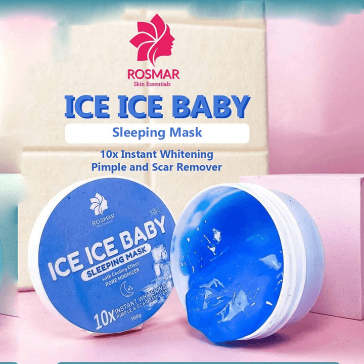 Rosmar Ice Baby Sleeping Mask + Charcoal Peel Off Mask - 100g (1+1) Offer - Pinoyhyper