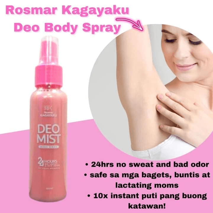 Rosmar Kagayaku Deo Mist Body Spray - Pinoyhyper