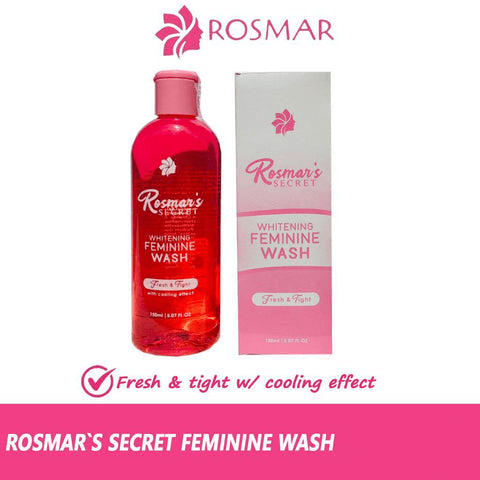 Rosmar Secret Whitening Feminine Wash - 150ml - Pinoyhyper