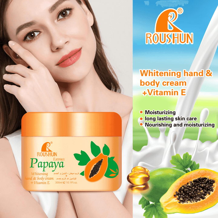 Roushun Extract Papaya Whitening Cream - 300ml - Pinoyhyper