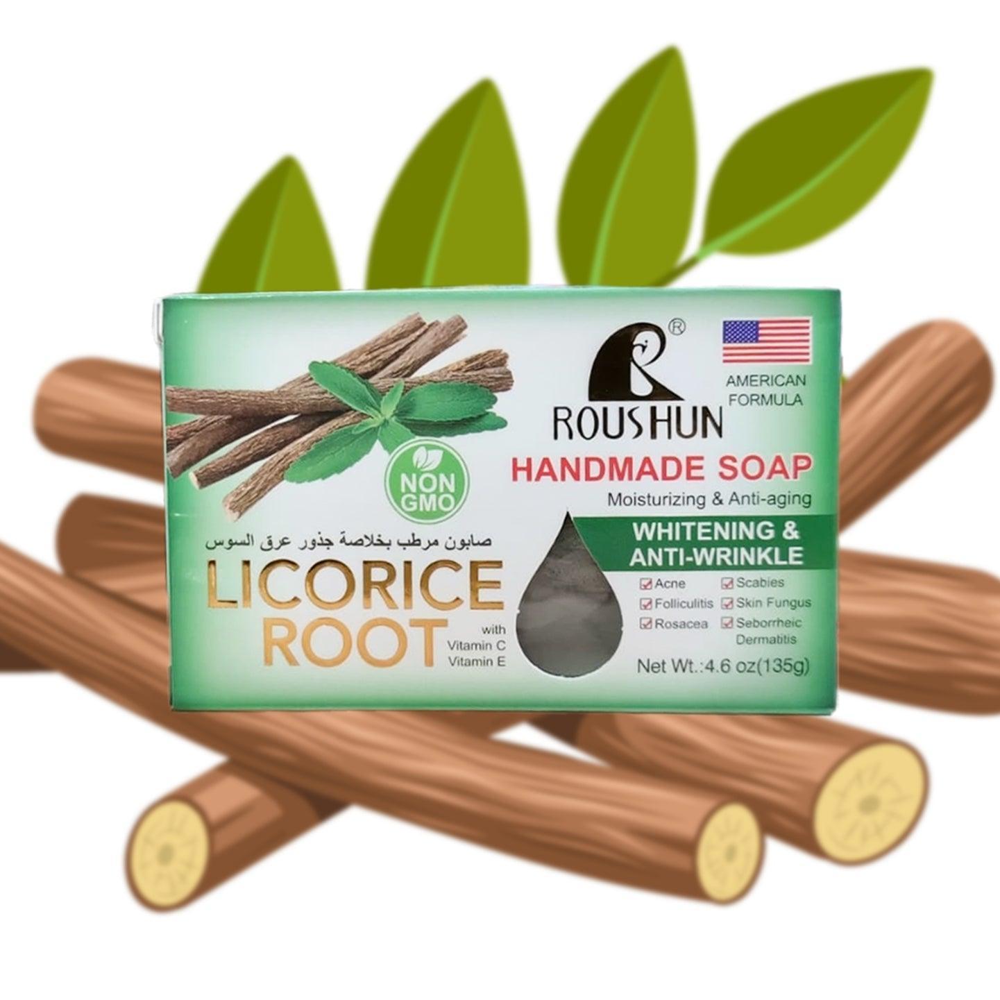 Roushun Whitening & Anti Wrinkle Licorice Root Soap 135g Pinoyhyper