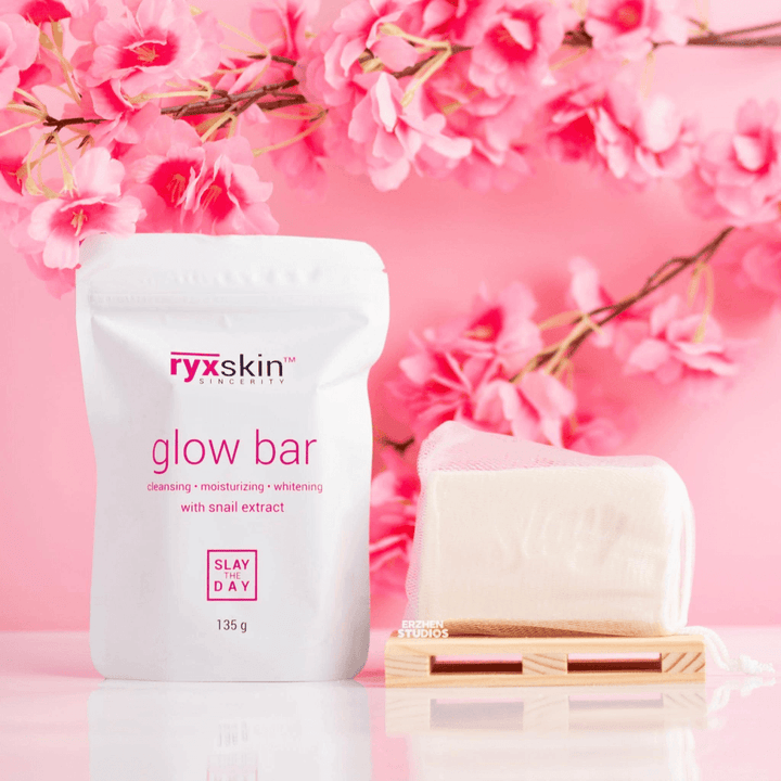 ryxskin Glow Bar Soap with Snail extract - 135g (1+1) Offer - Pinoyhyper