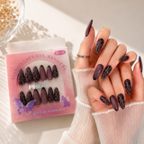 Pink Key High-End Wearable Nail Art #03 - PK2419-1 (12 Pcs)