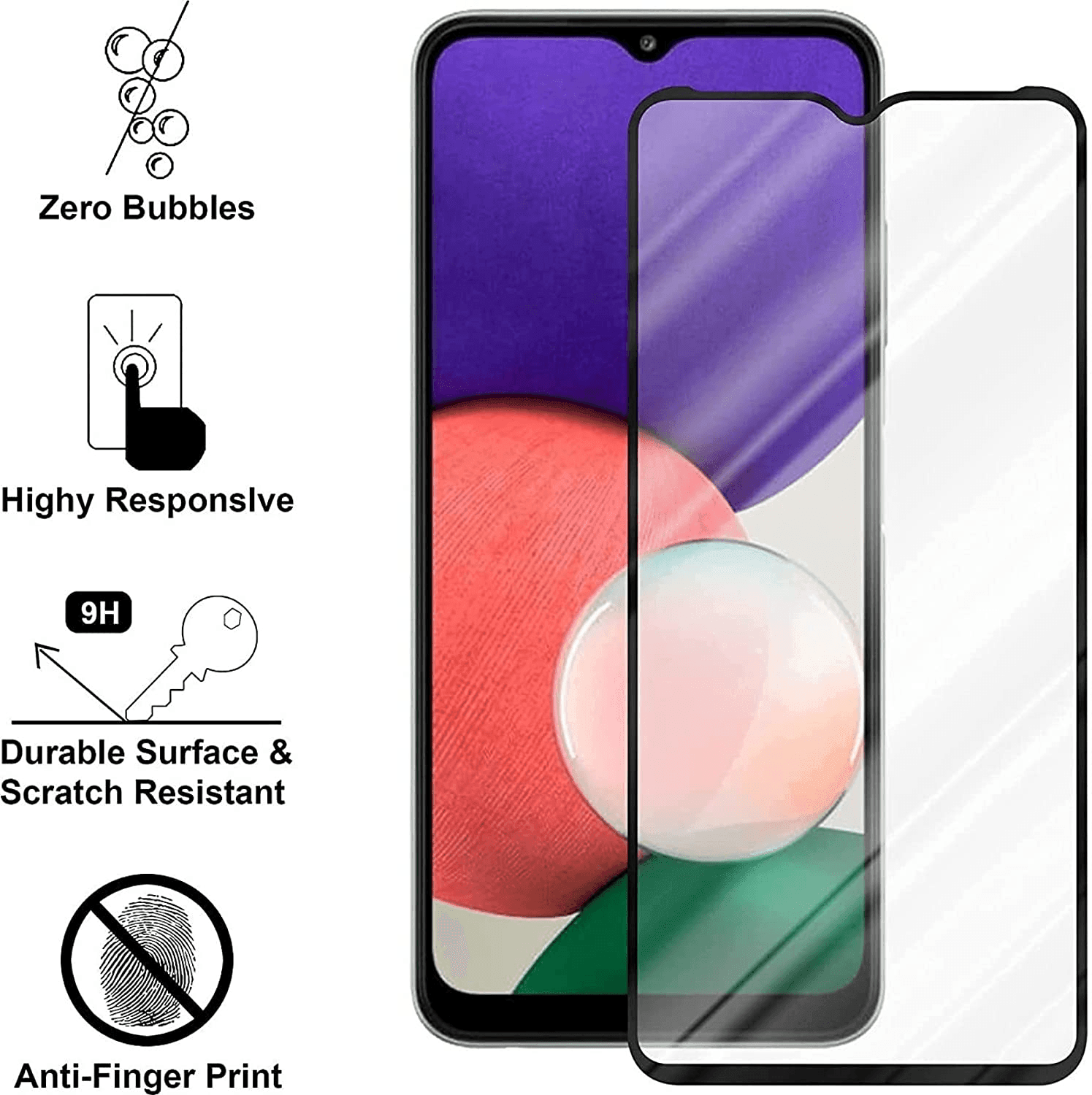 Samsung A03 HD Original Temper Glass - Pinoyhyper