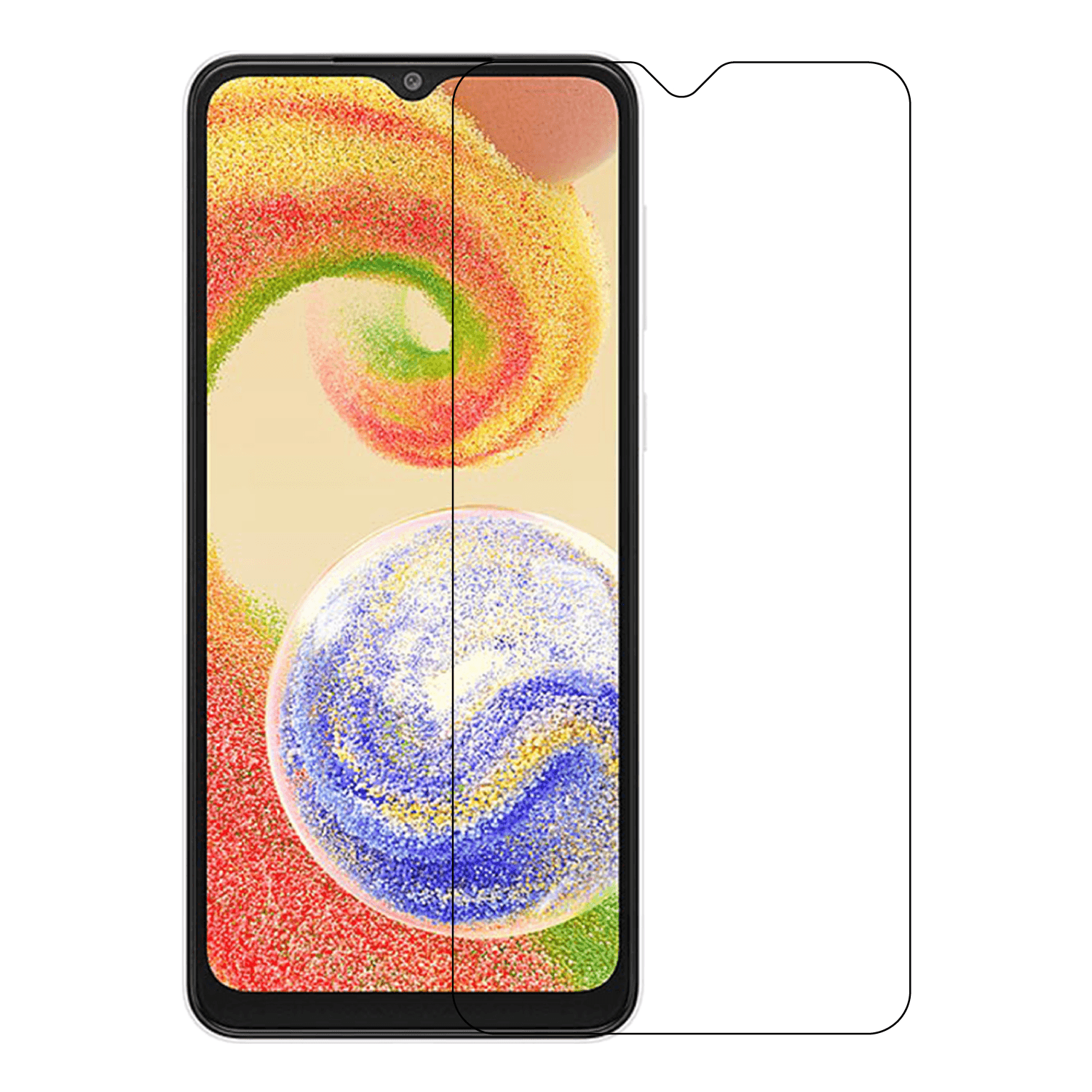 Samsung A04 HD Original Temper Glass - Pinoyhyper