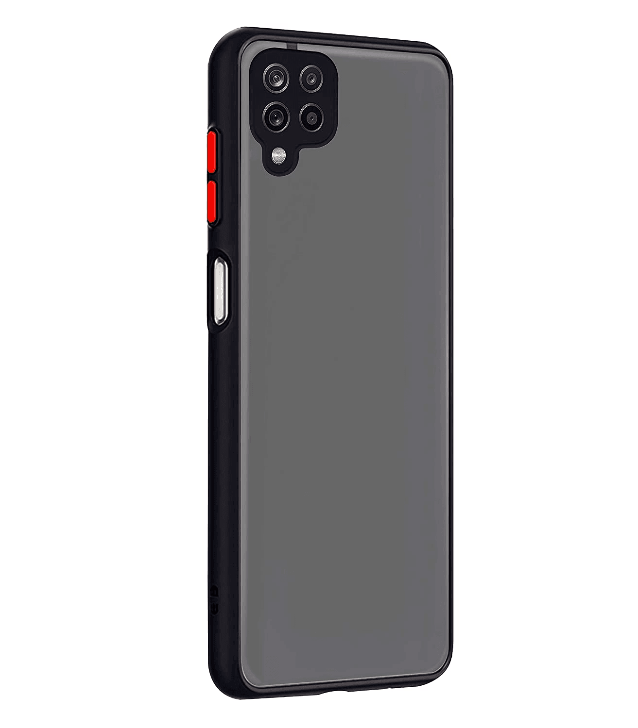 Samsung A22 Fashion Smoke Case With Ring Stand - Pinoyhyper