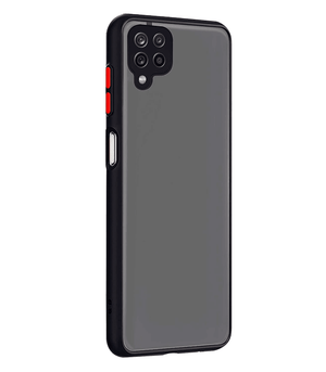 Samsung A22 Fashion Smoke Case With Ring Stand - Pinoyhyper