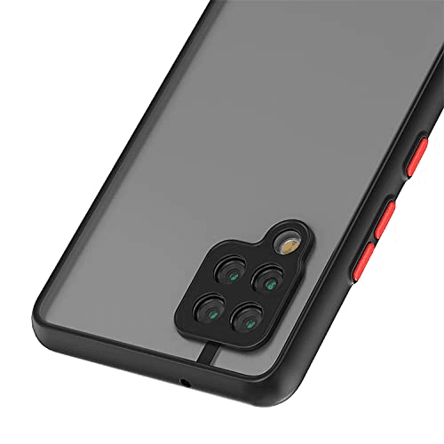 Samsung A22 Fashion Smoke Case With Ring Stand - Pinoyhyper