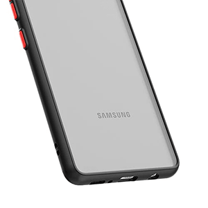 Samsung A22 Fashion Smoke Case With Ring Stand - Pinoyhyper