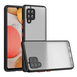 Samsung A22 Fashion Smoke Case With Ring Stand - Pinoyhyper