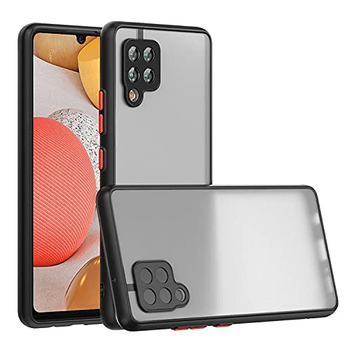 Samsung A22 Fashion Smoke Case With Ring Stand - Pinoyhyper