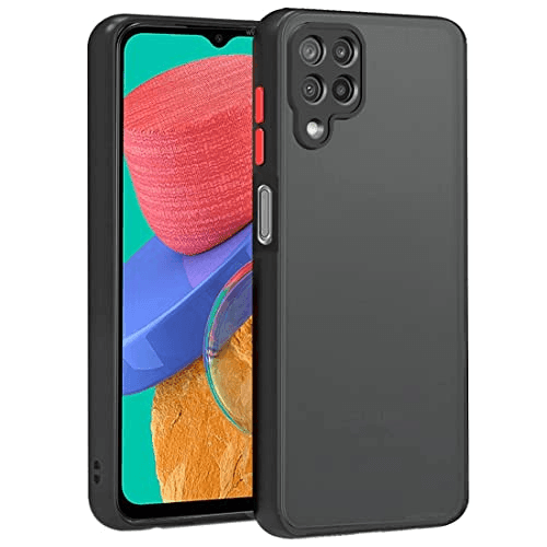 Samsung A22 Fashion Smoke Case With Ring Stand - Pinoyhyper