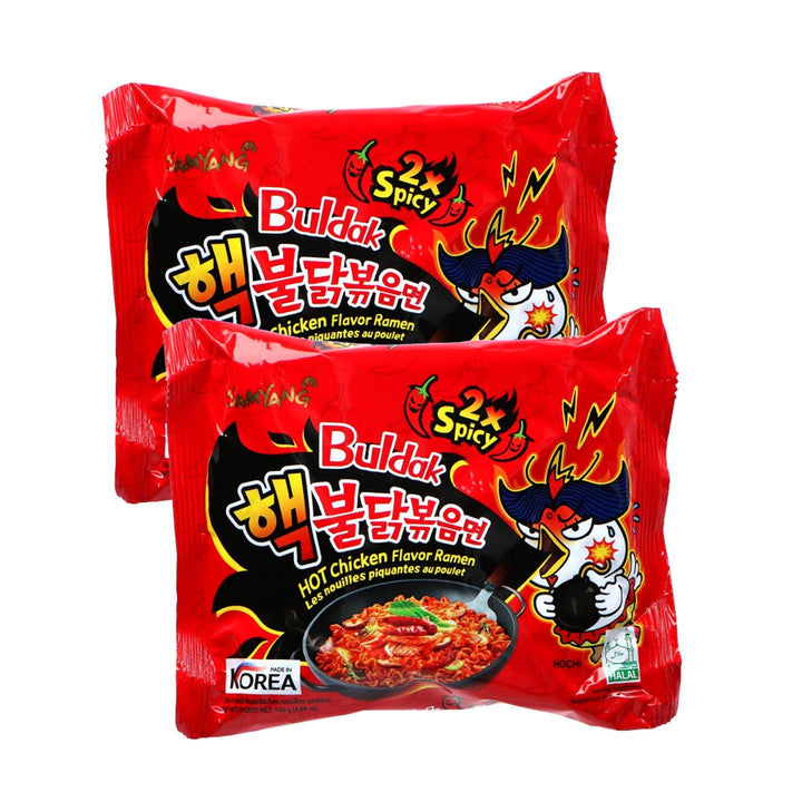 Samyang Hot Chicken Ramen 2x Spicy - 140g × 2 Pcs (Offer) - Pinoyhyper