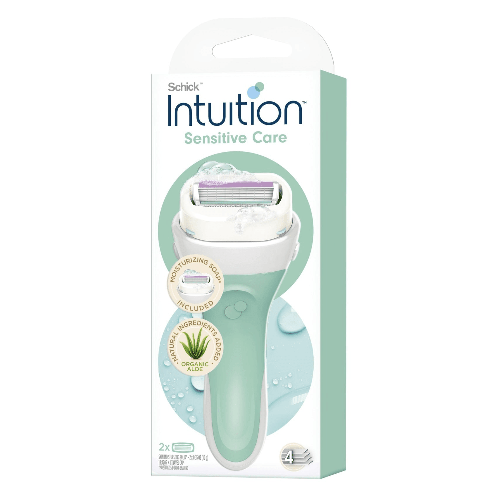 Schick Intuition Natural Sensitive Care Razor With Refills – Pinoyhyper