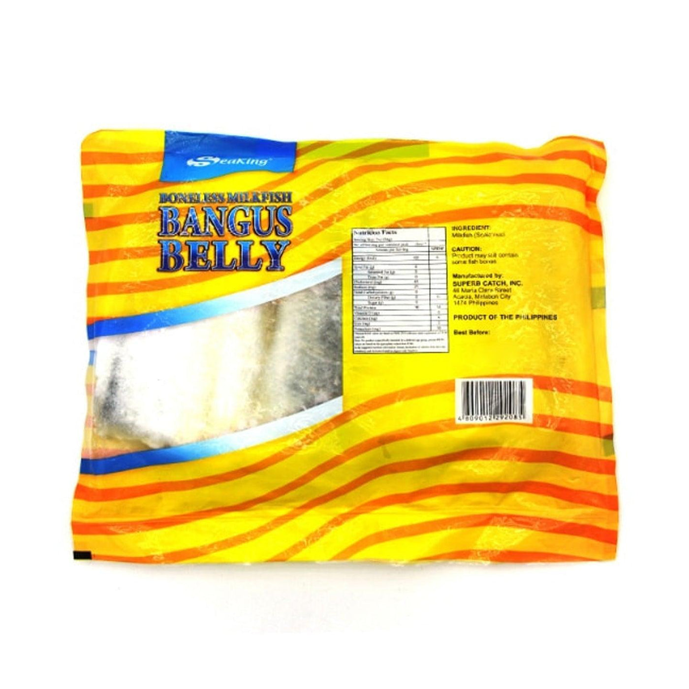Sea King Boneless Milkfish Bangus Belly (Frozen) 400g Pinoyhyper