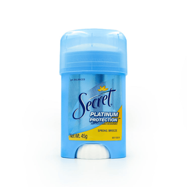 Secret Platinum Protection Spring Breeze Deodorant - 45g - Pinoyhyper
