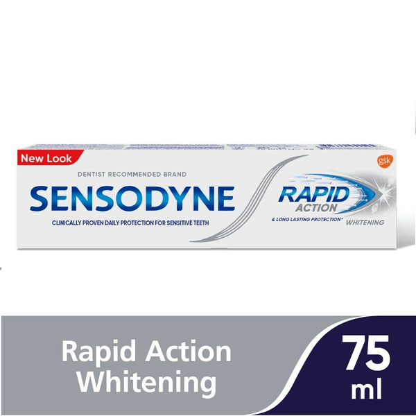 Sensodyne Toothpaste Rapid Action & Whitening - 75 ml - Pinoyhyper