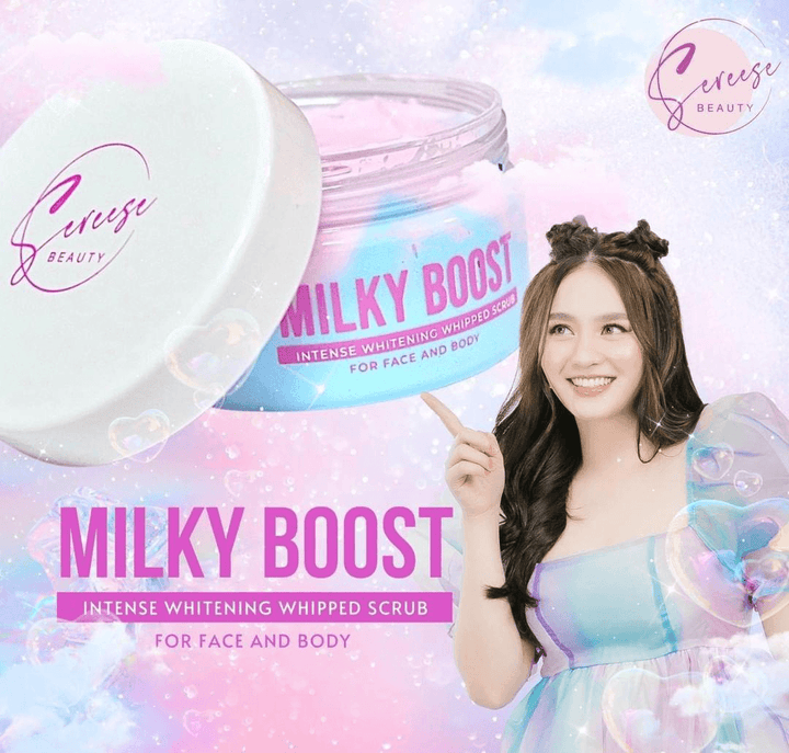 Sereese Beauty Milky Boost Intense Whitening Whipped Scrub - 250ml - Pinoyhyper