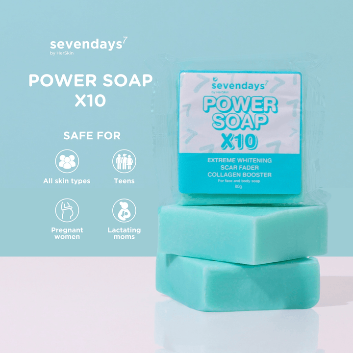 Seven Days Whitening Power Soap - 80g - Pinoyhyper
