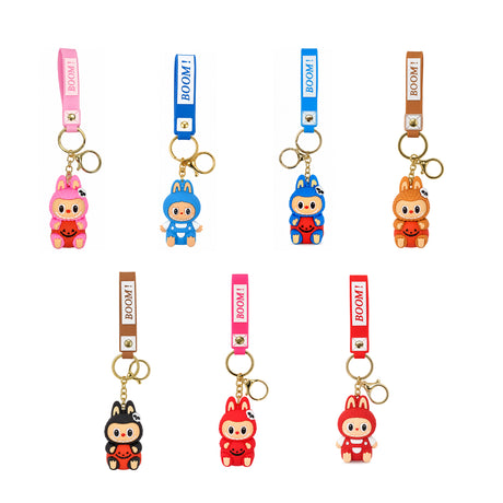Labubu Cute Cartoon Keychain (Assorted colors) - 1 Pcs